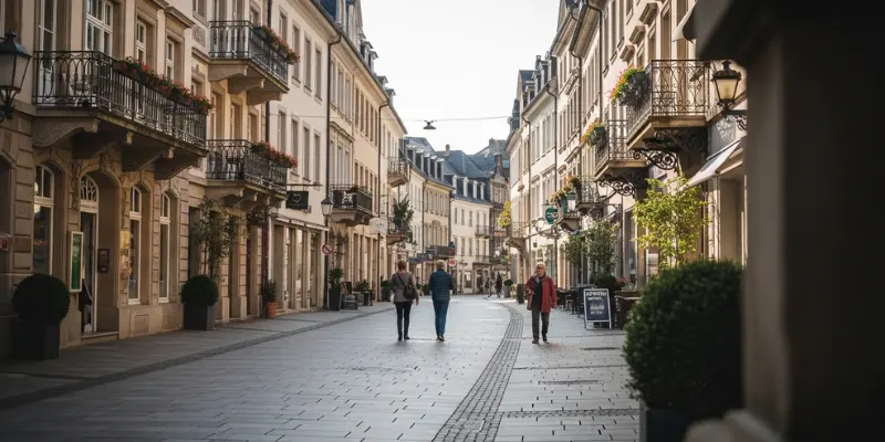 baden-baden town street view