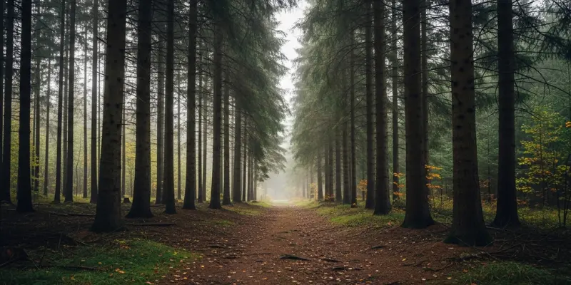 black forest hikes morning trail