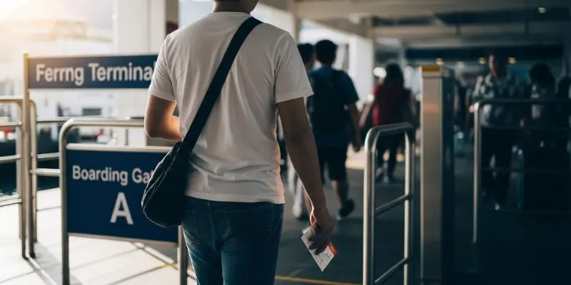 boarding ferry split to hvar