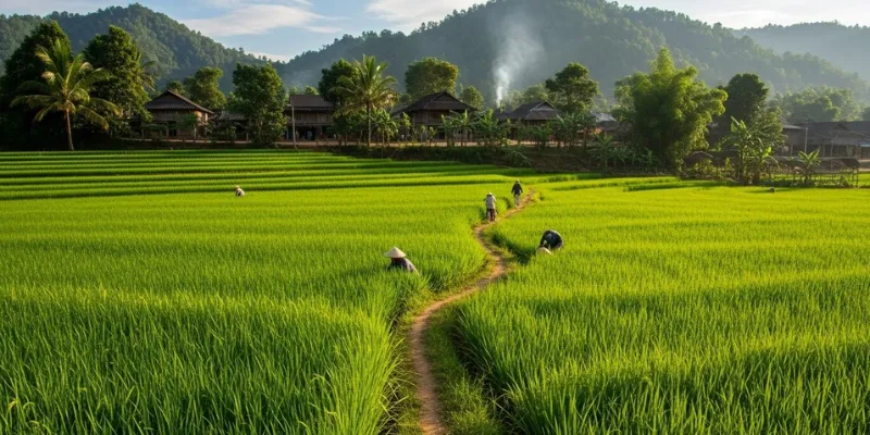 Countryside & Rice Fields