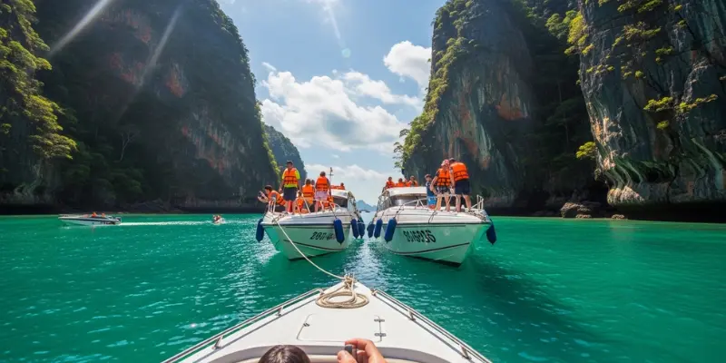 Best Time Visit Thailand Phuket: Weather, Costs & Insider Travel Guide Island hopping tour in Phuket with limestone cliffs