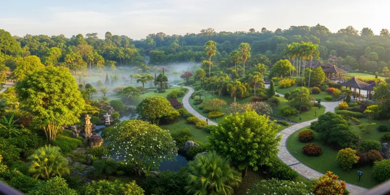Overview of Perdana Botanical Gardens