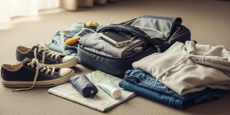 Packing and travel tips for 14 day Italy itinerary with luggage and essentials