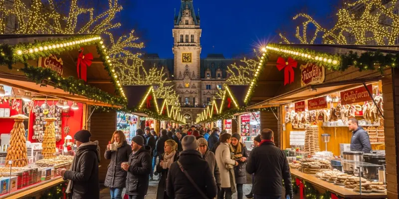 Hamburg Germany Christmas Market Guide: Best Markets, Food And Tips Rathausmarkt Christmas Market