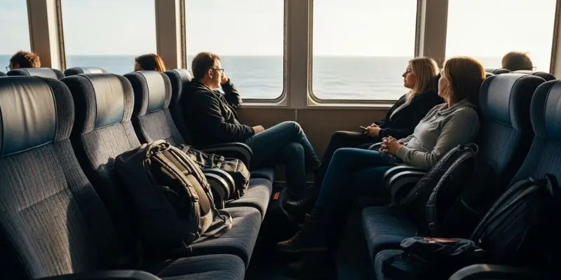 Krilo and TP Line catamaran ferries from Split to Hvar Town high speed ferry Croatia