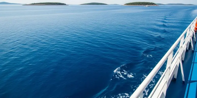 split to hvar ferry route map