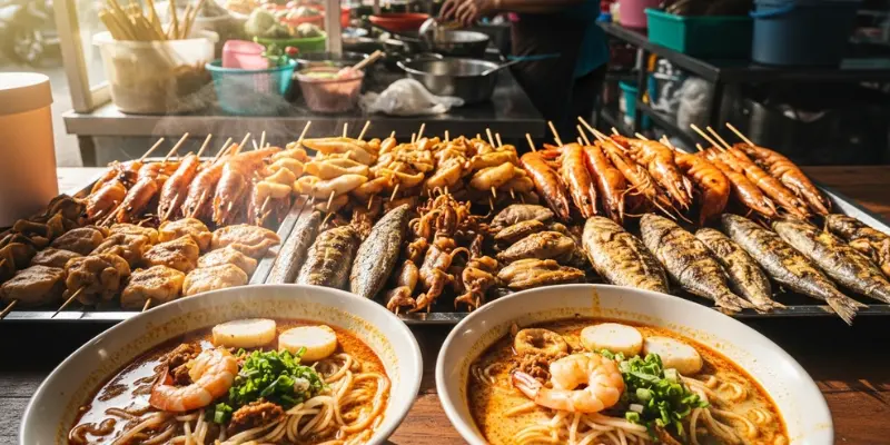 Street Food in borneo