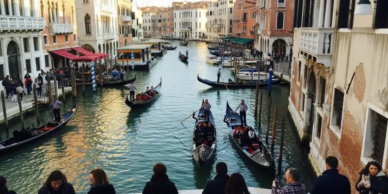 Venice canals and gondola ride experience