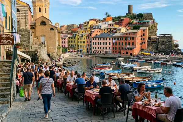 Vernazza harbor in Cinque Terre