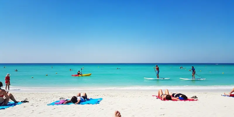 Yas Island Marina Beach